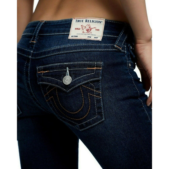 True Religion Women's Stella Skinny Fit Vintage Stretch Jeans in True Elegance - Picture 1 of 5